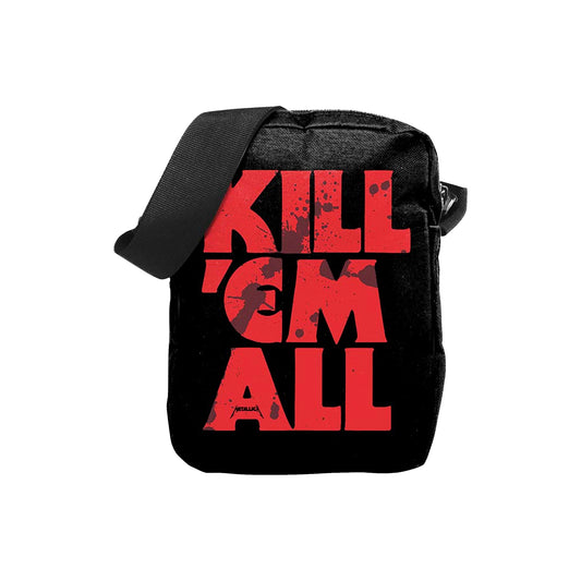 Metallica Kill Em All Blood Crossbody Bag Messenger Bag Front