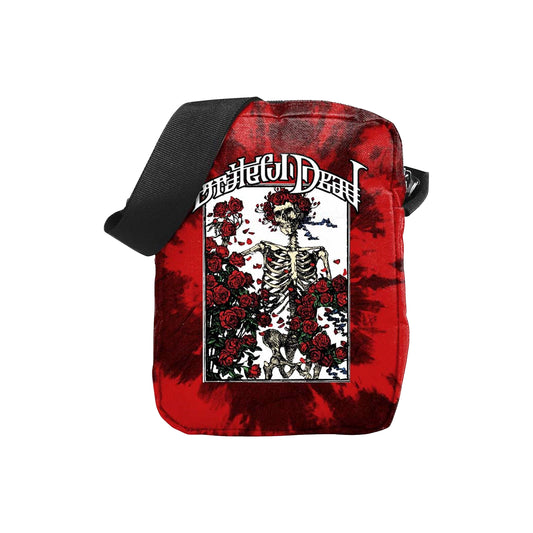 Grateful Dead Bertha Skeleton Crossbody Bag Messenger Bag Front