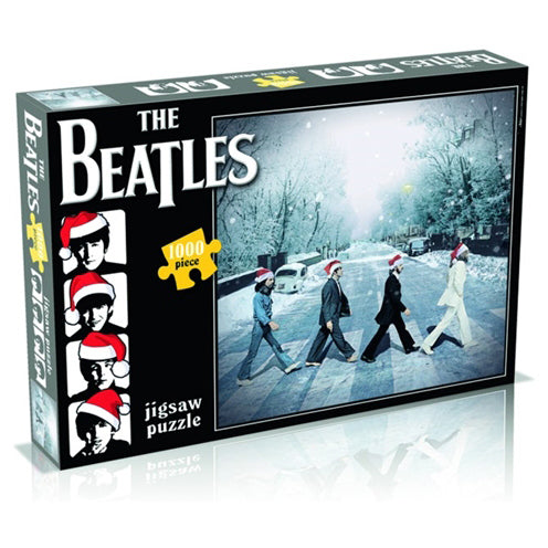 Beatles Christmas Abbey Road (1000 Piece Jigsaw Puzzle) Puzzle Front