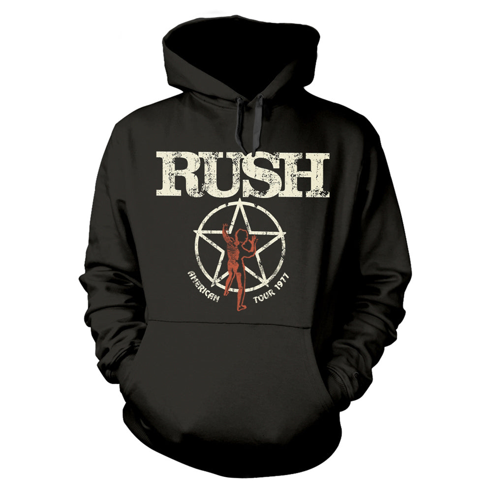 Rush American Tour 1977 Hooded Sweatshirt