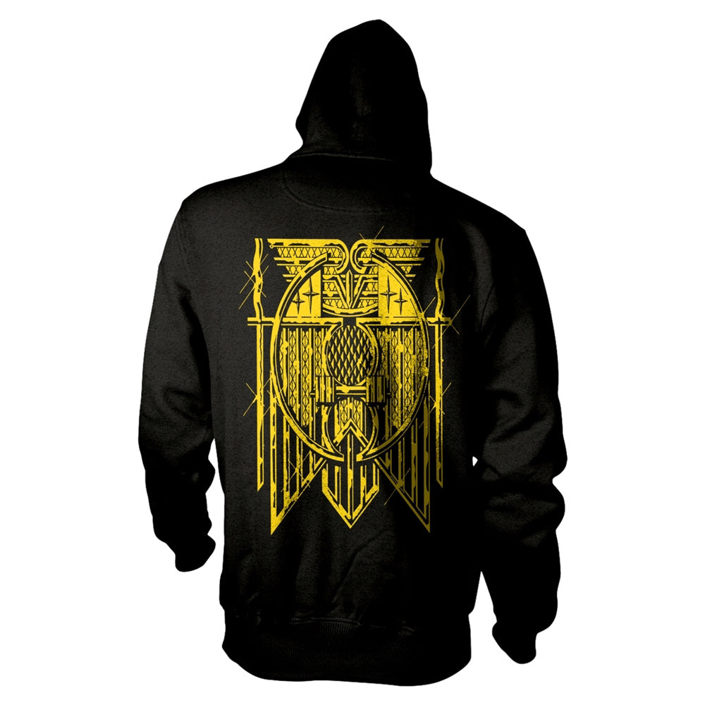 Hawkwind Doremi (gold) Zippered Hooded Sweatshirt Back