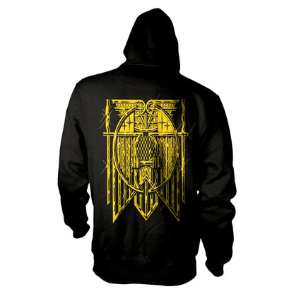 Hawkwind Doremi (gold) Zippered Hooded Sweatshirt Back