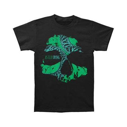 As I Lay Dying Green Skull T-shirt Front