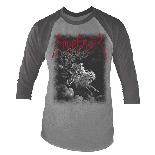 Emperor Rider (grey Marl/charcoal) Baseball Jersey Front