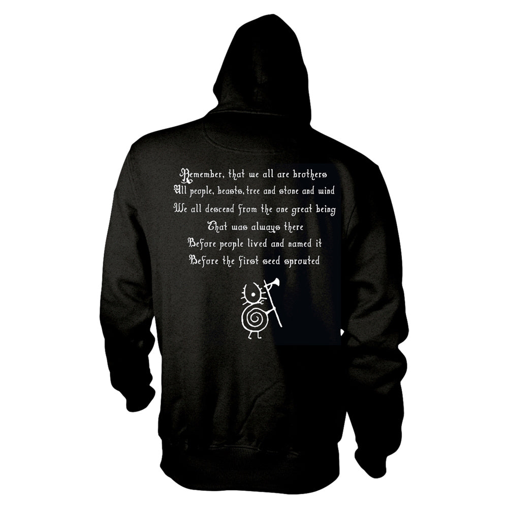 Heilung Remember Zippered Hooded Sweatshirt Back
