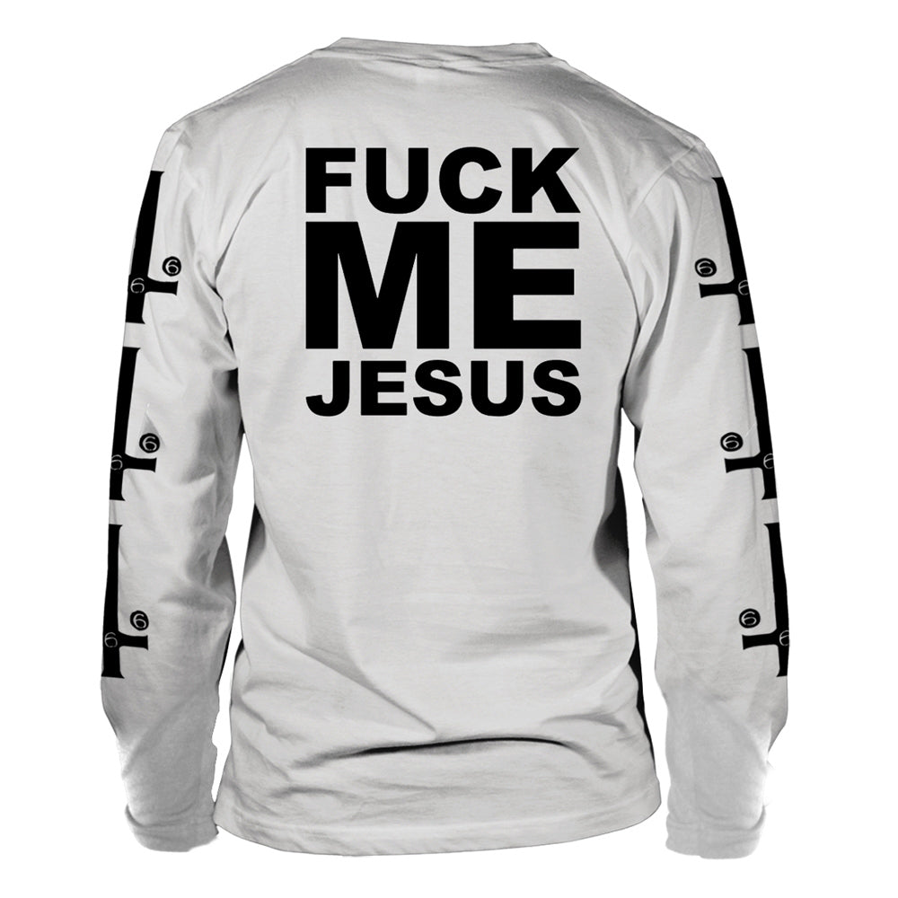 Marduk Fuck Me Jesus (white) Long Sleeve Back