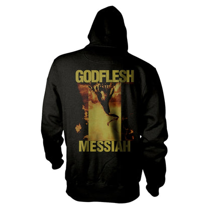 Godflesh Messiah Zippered Hooded Sweatshirt Back