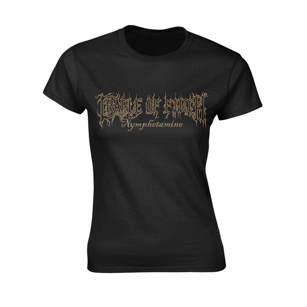 Cradle Of Filth Nymph Logo Womens T-shirt Front