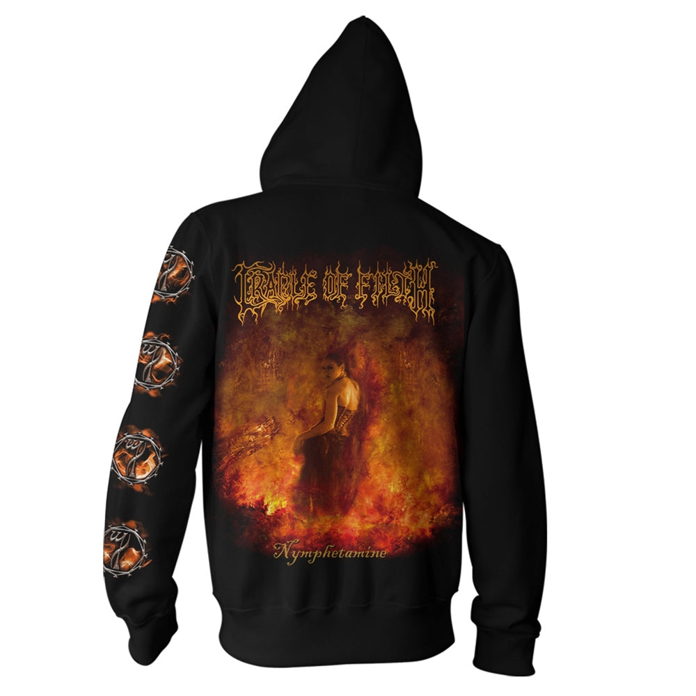Cradle Of Filth Nymphetamine Hooded Sweatshirt Back