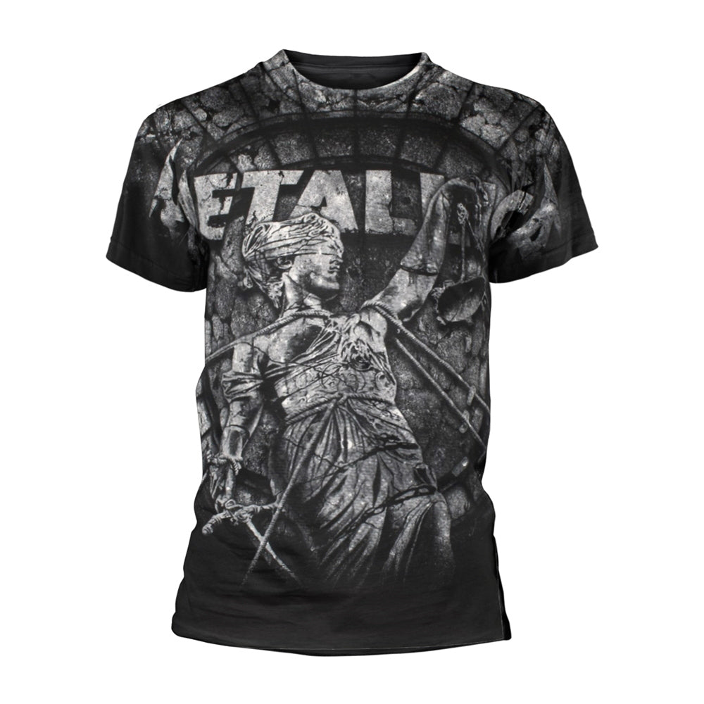 Metallica Stoned Justice (all Over) T-shirt Front