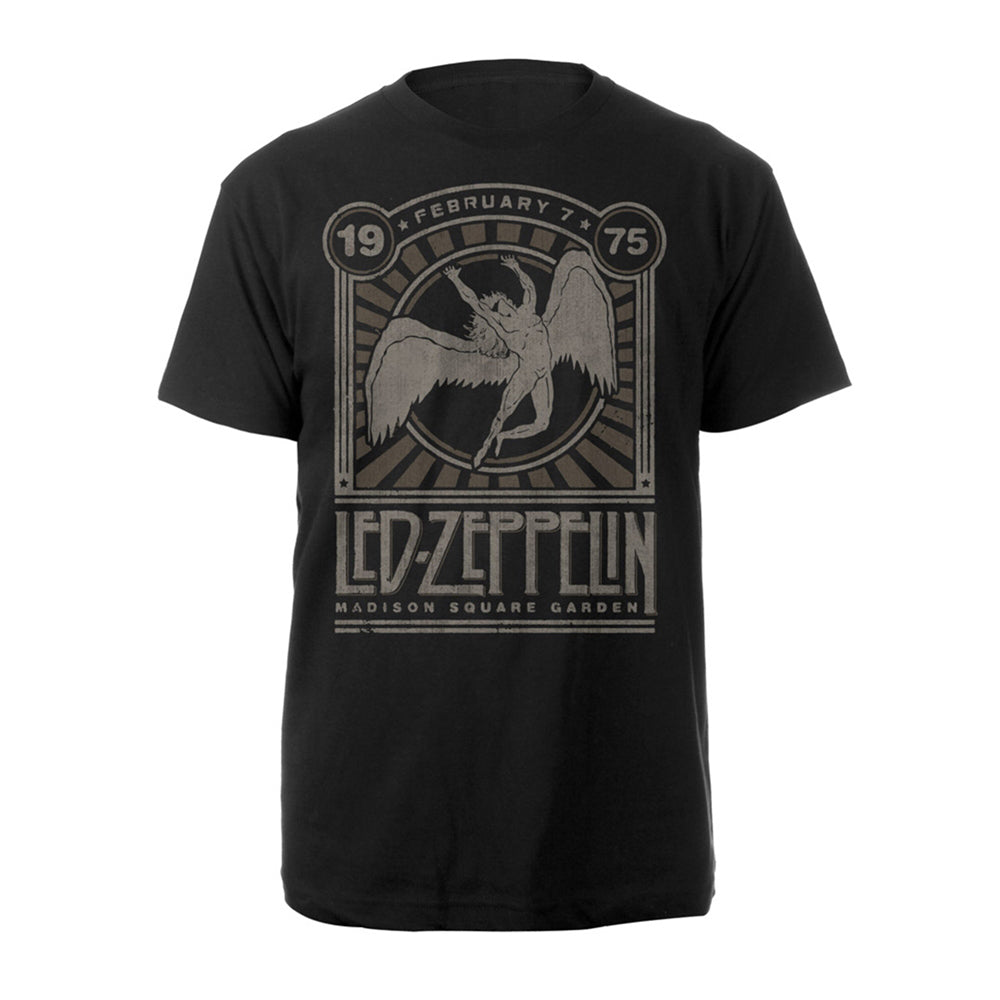 Led Zeppelin Madison Square Garden 1975 T-shirt Front