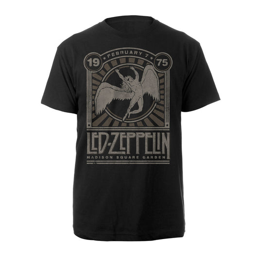 Led Zeppelin Madison Square Garden 1975 T-shirt Front