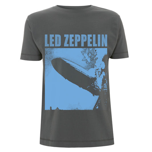 Led Zeppelin Lz1 Blue Cover T-shirt Front