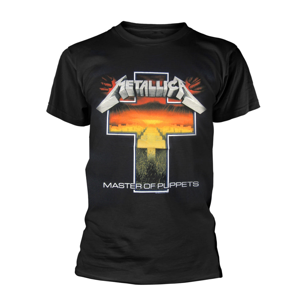 Metallica Master Of Puppets Cross T-shirt Front