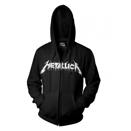 Metallica One Zippered Hooded Sweatshirt Front