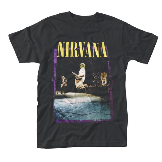 Nirvana Stage Jump T-shirt Front