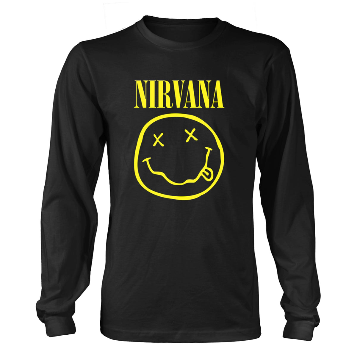 Nirvana Smiley Logo Long Sleeve Front