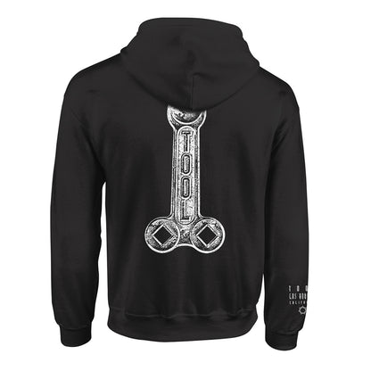 Tool Logo/spanner Hooded Sweatshirt Back
