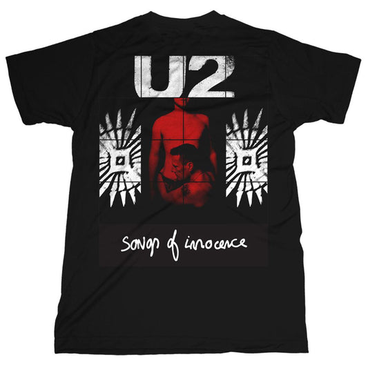 U2 Songs Of Innocence Red Shade T-shirt Front