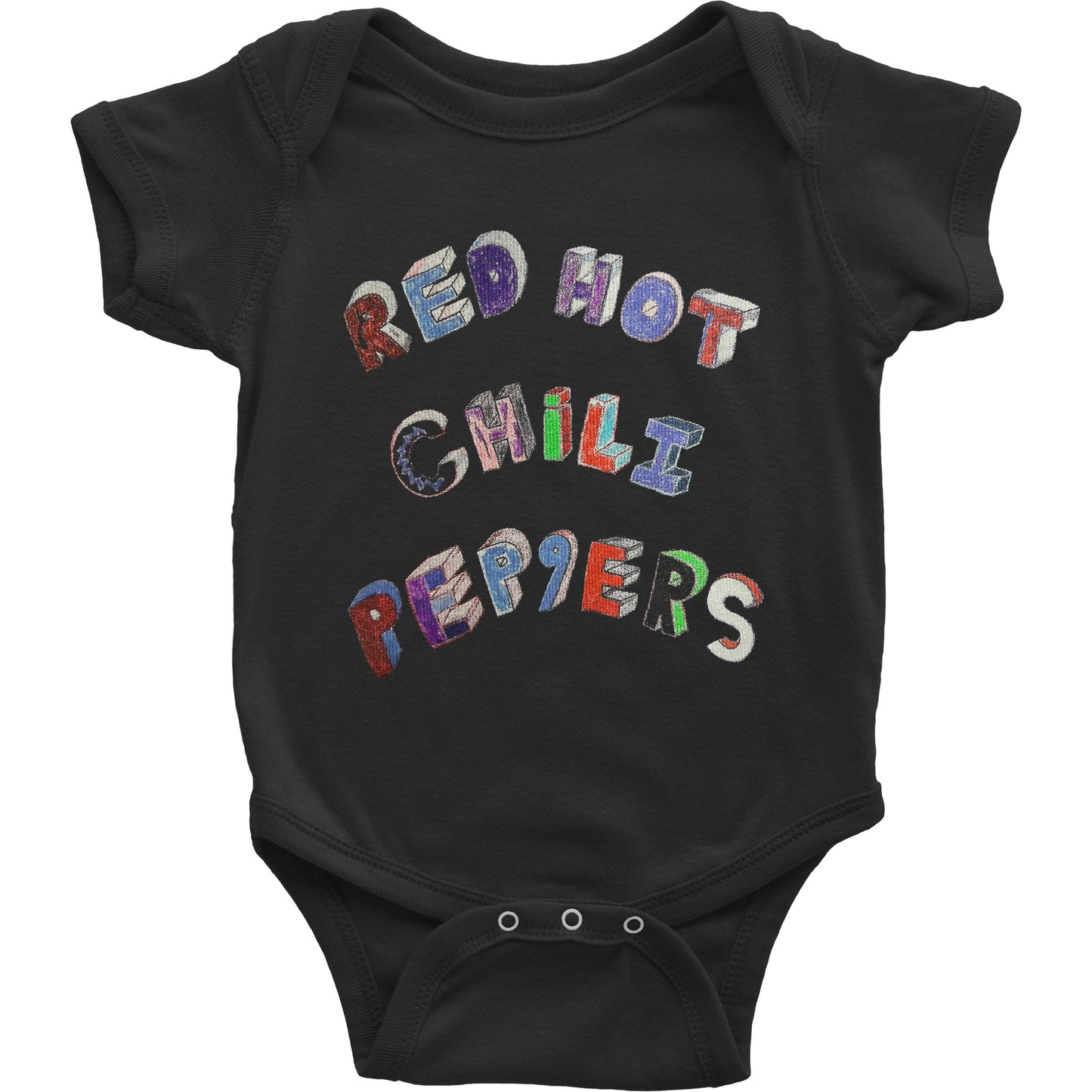 Red Hot Chili Peppers Cartoon Bodysuit Front