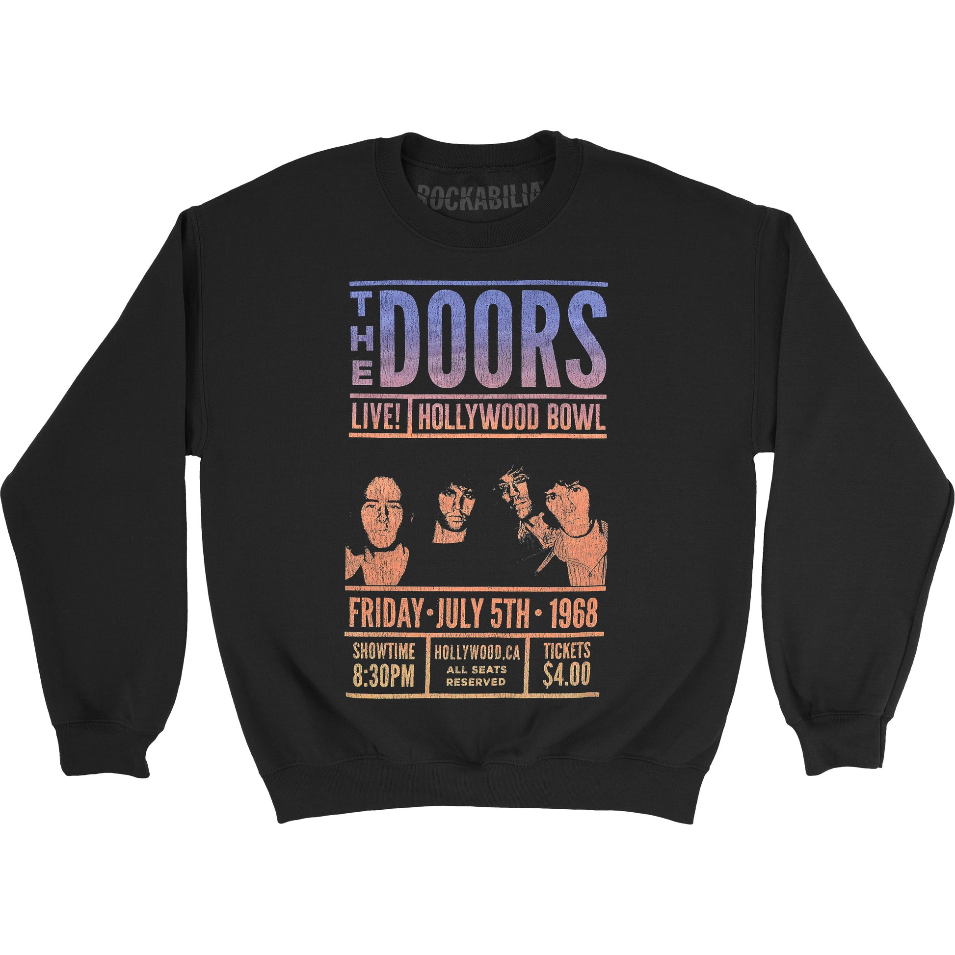 Doors Hollywood Bowl Crewneck Sweatshirt Front