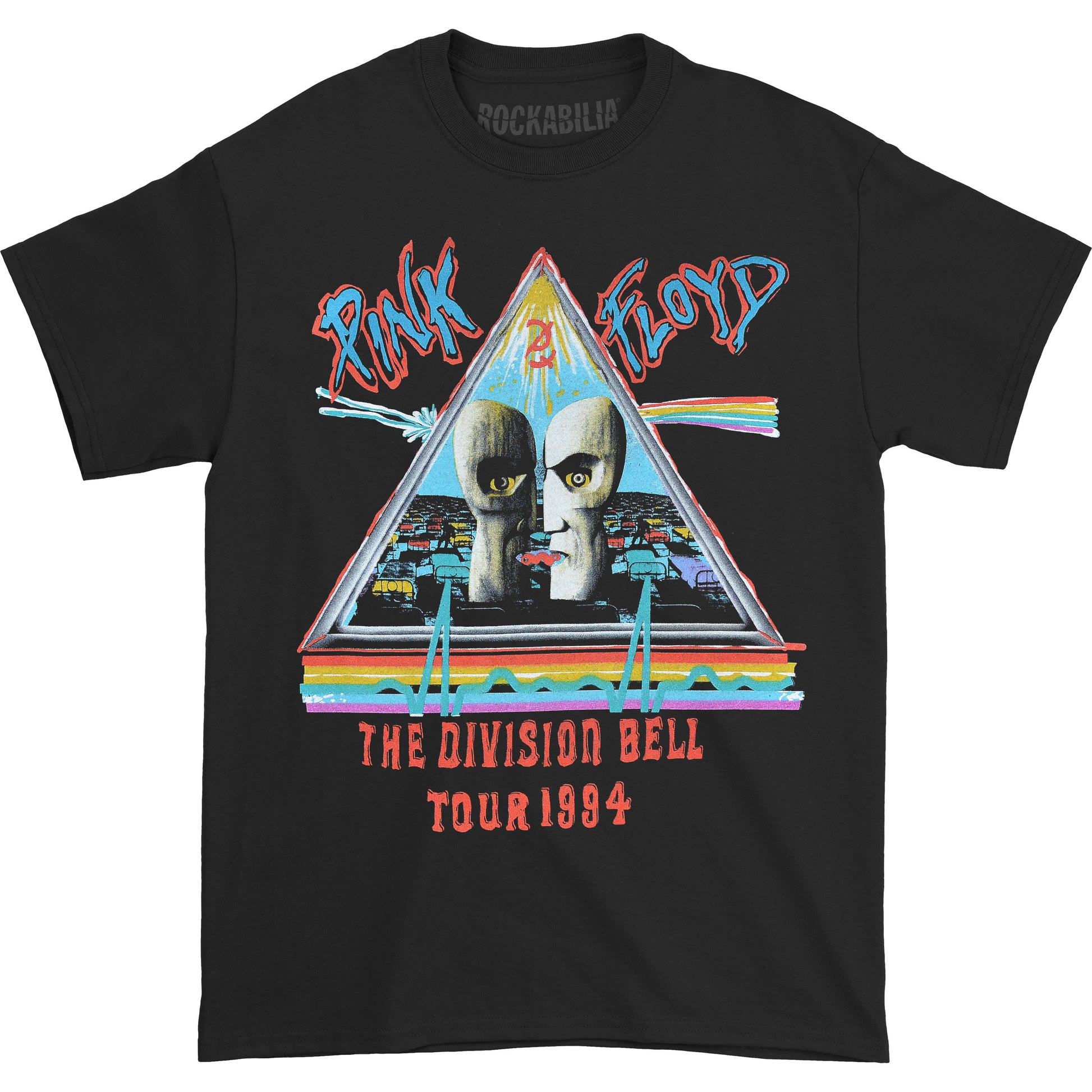 Pink Floyd Division Bell '94 Black T-shirt Front