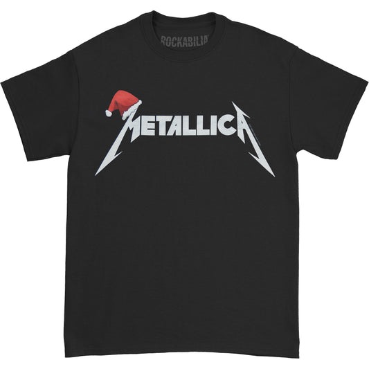 Metallica Santa Hat Logo T-shirt Front