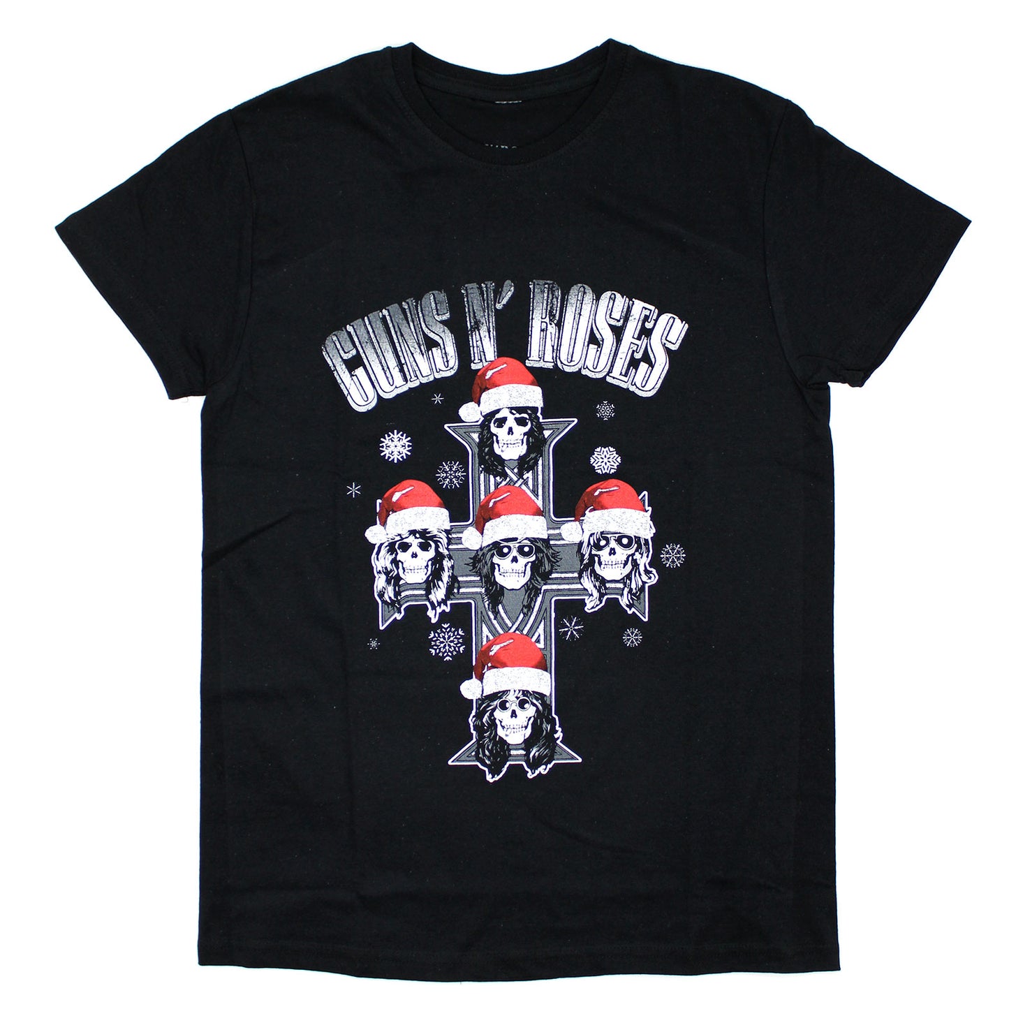 Guns N Roses Appetite Christmas Slim Fit T-shirt Front