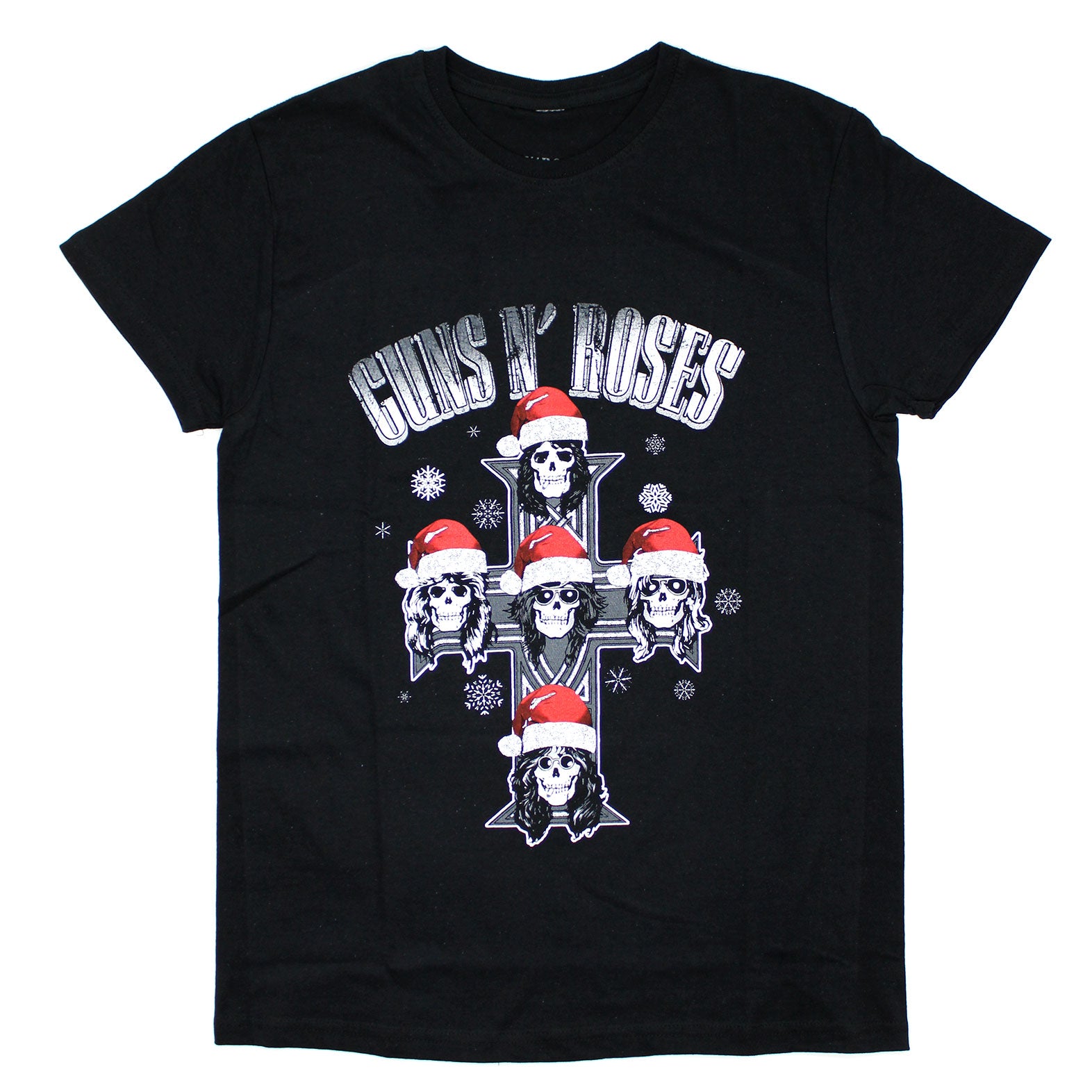 Guns N Roses Appetite Christmas Slim Fit T-shirt Front