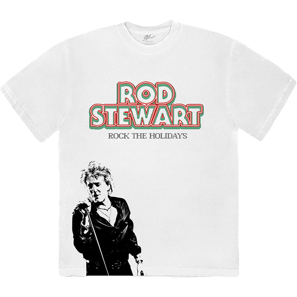 Rod Stewart Rock The Holidays Slim Fit T-shirt Front