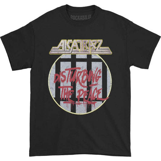Alcatrazz Disturbing The Peace Black T-shirt Front