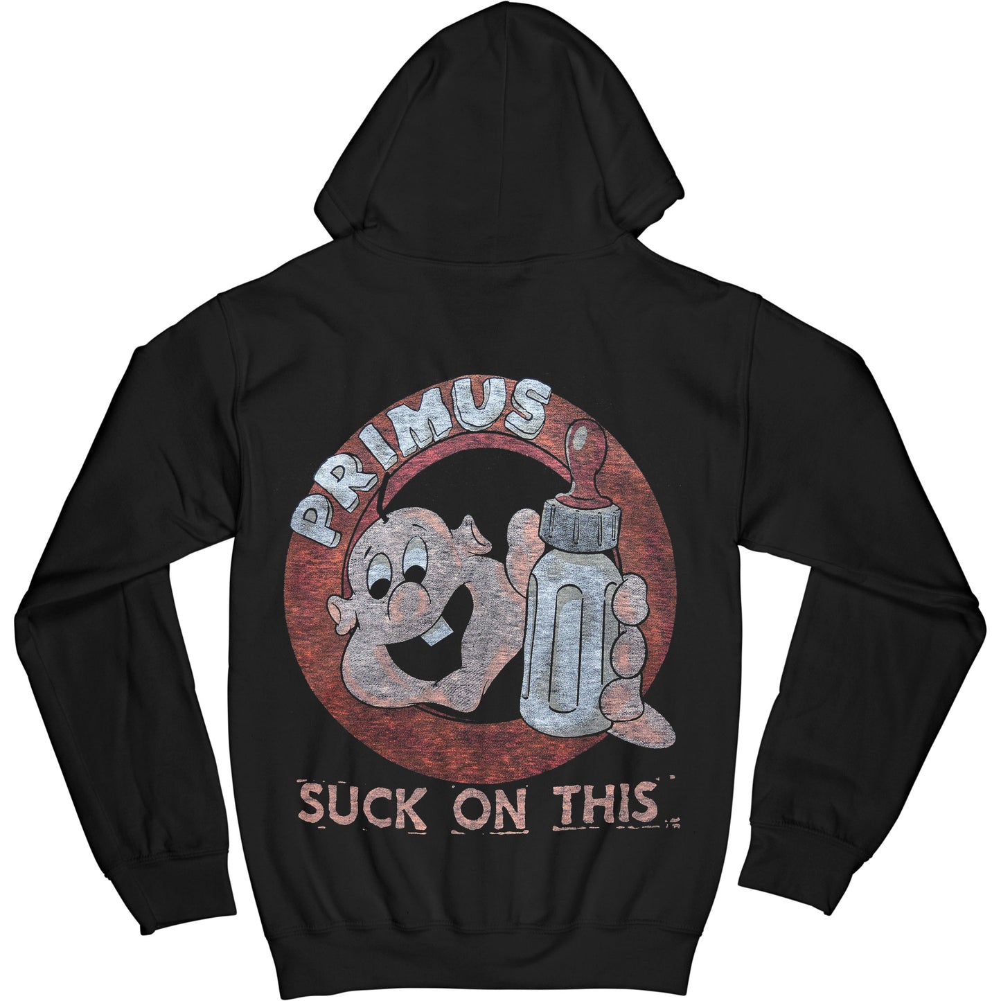 Primus Suck on This Zippered Hooded Sweatshirt Back