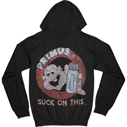 Primus Suck on This Zippered Hooded Sweatshirt Back