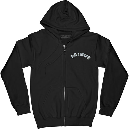 Primus Suck on This Zippered Hooded Sweatshirt Front