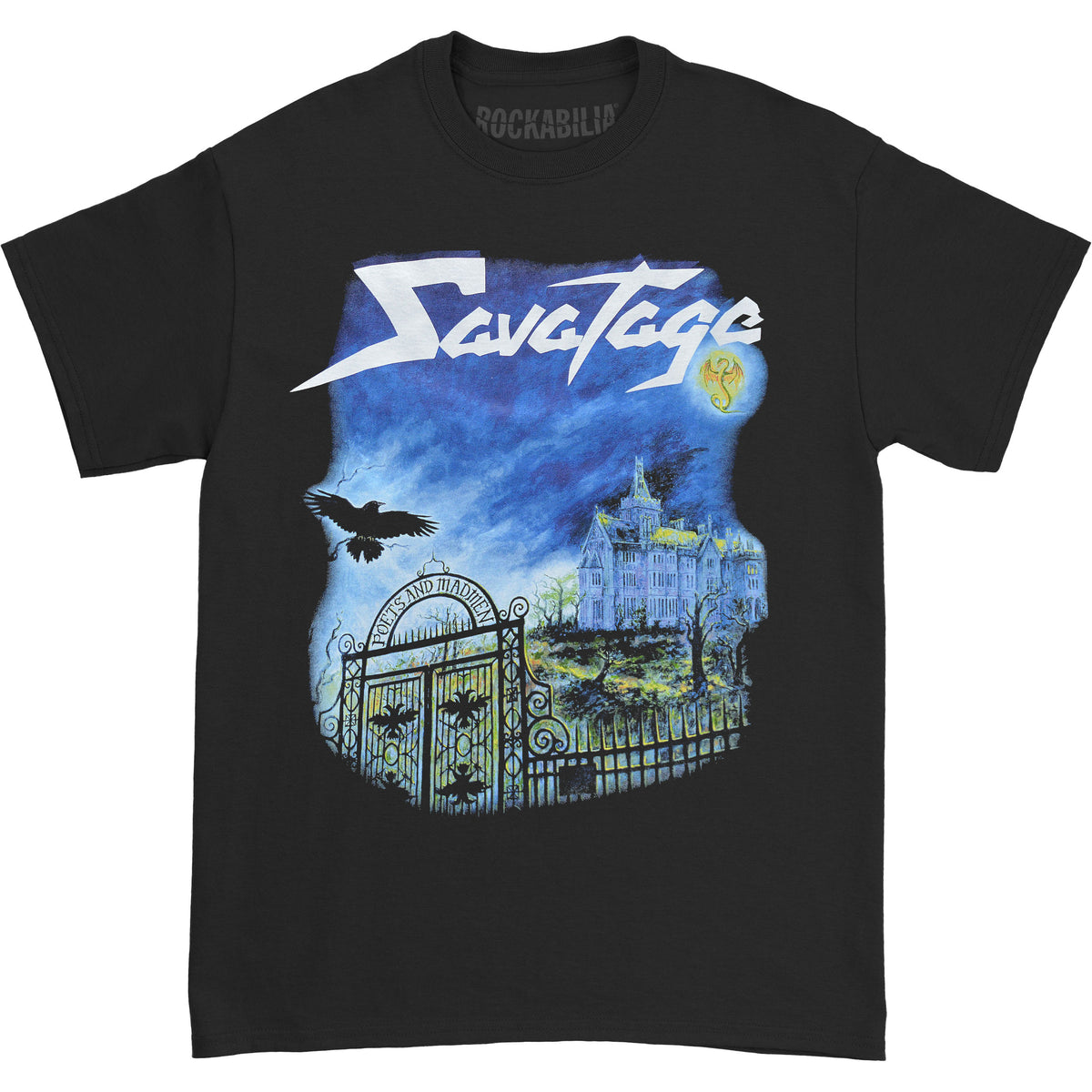 Savatage Poets and Madmen T-shirt Front