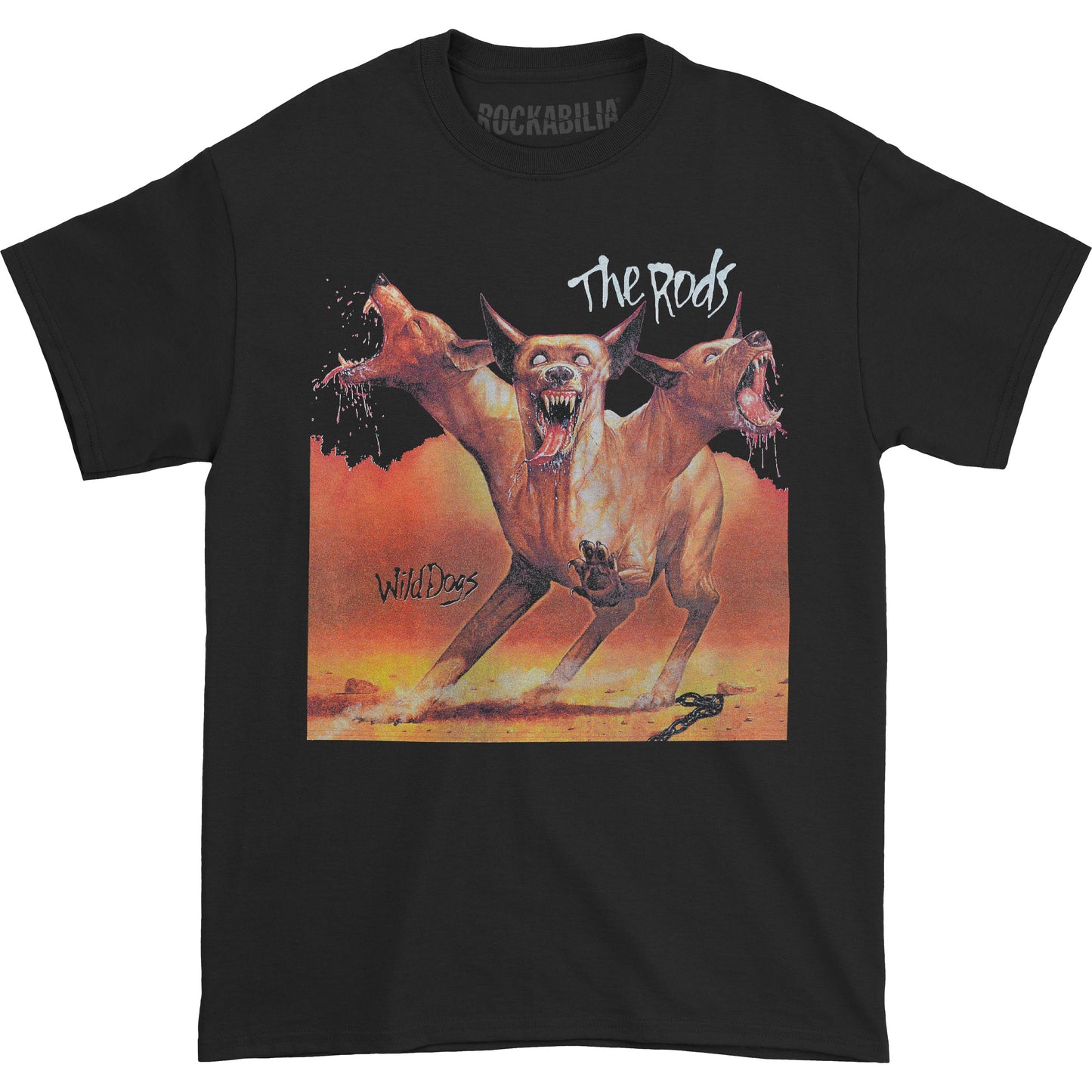 Rods Wild Dogs Black T-shirt
