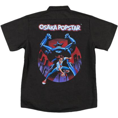 Osaka Popstar Robot Workshirt Work Shirt Back