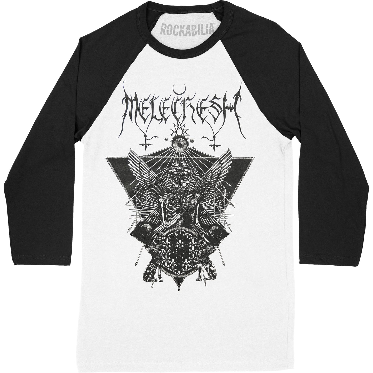 Melechesh Triangular Wings Raglan Baseball Jersey Front