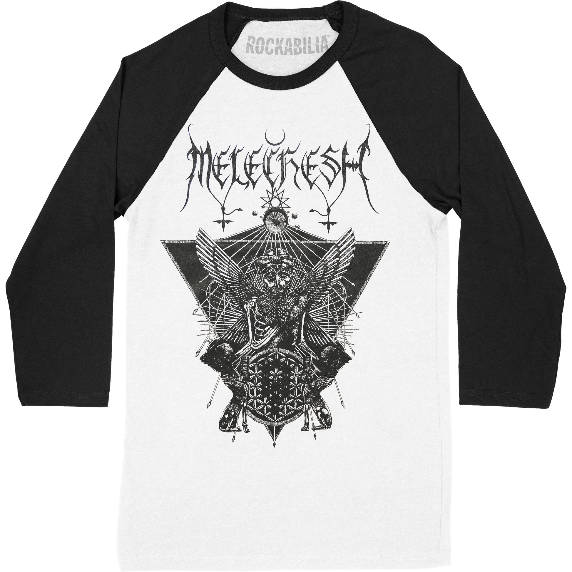 Melechesh Triangular Wings Raglan Baseball Jersey Front