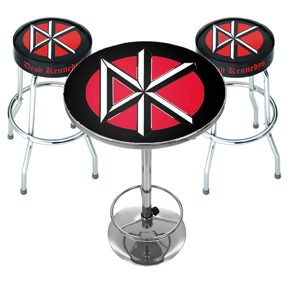 Dead Kennedys Initials Bar Set Bar Stool Front