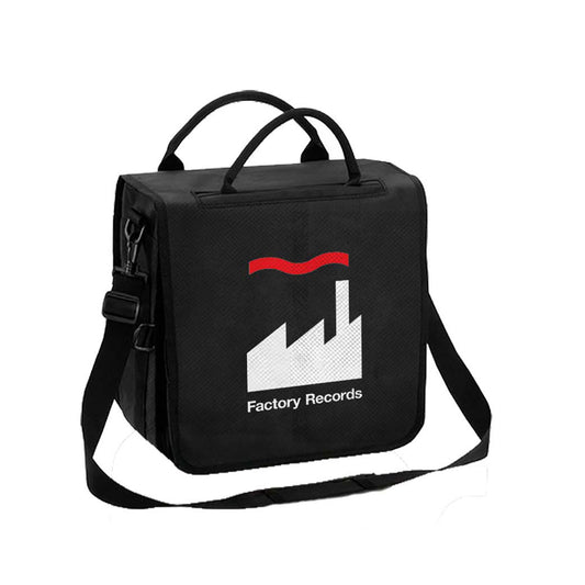 Factory Records Logo Vinyl Backpack Backpack Front