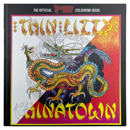 The Official Thin Lizzy Colouring Book Coloring Book Front