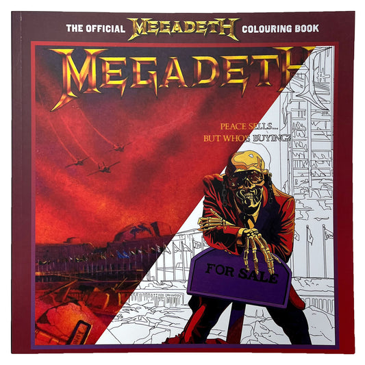 The Official Megadeth Colouring Book Coloring Book Front