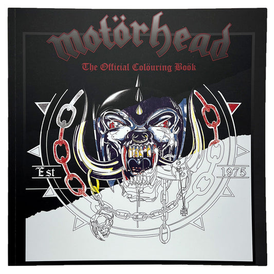 Motorhead The Official Colouring Book Coloring Book Front