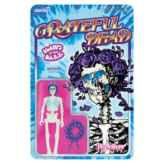 Grateful Dead Super7 Bertha (Glow) 3.75" ReAction Figure Action Figure Front