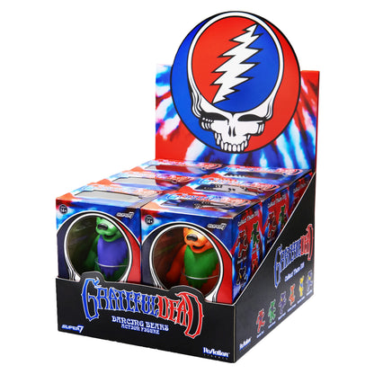 Grateful Dead Super7 Dancing Bears ReAction Figures Box Flat (6 Figures) Action Figure Front