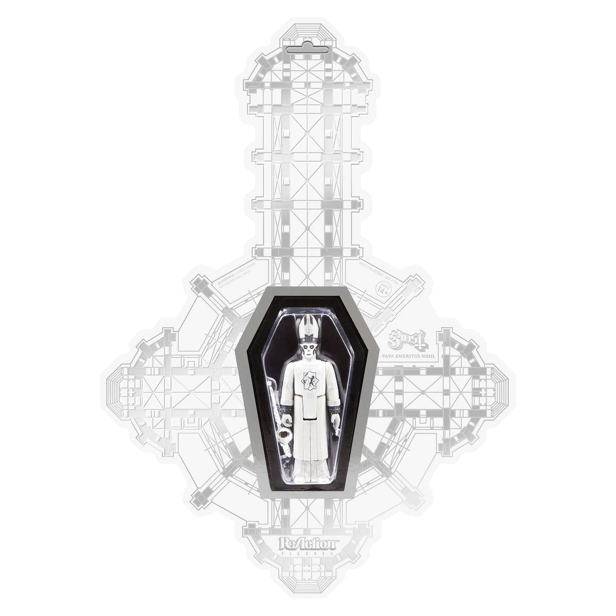 Ghost Super7 Papa Emeritus Nihil (Pro-Memoria) 3.75" ReAction Figure Action Figure Front