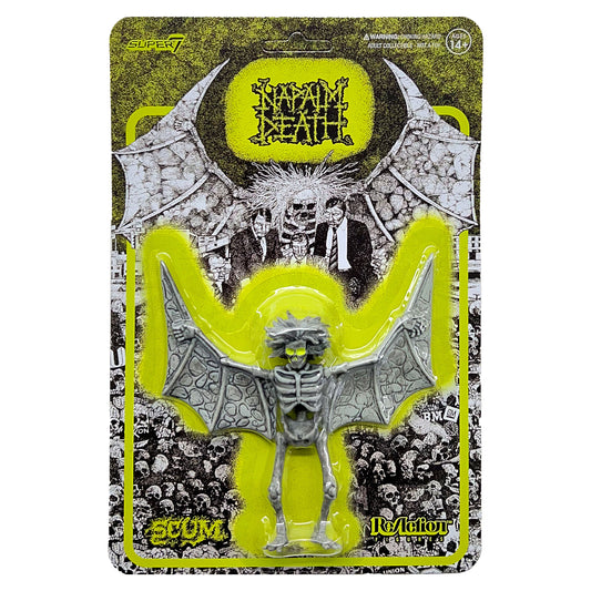 Napalm Death Super7 Scum Demon (Lime Green) 3.75" ReAction Figure Action Figure Front