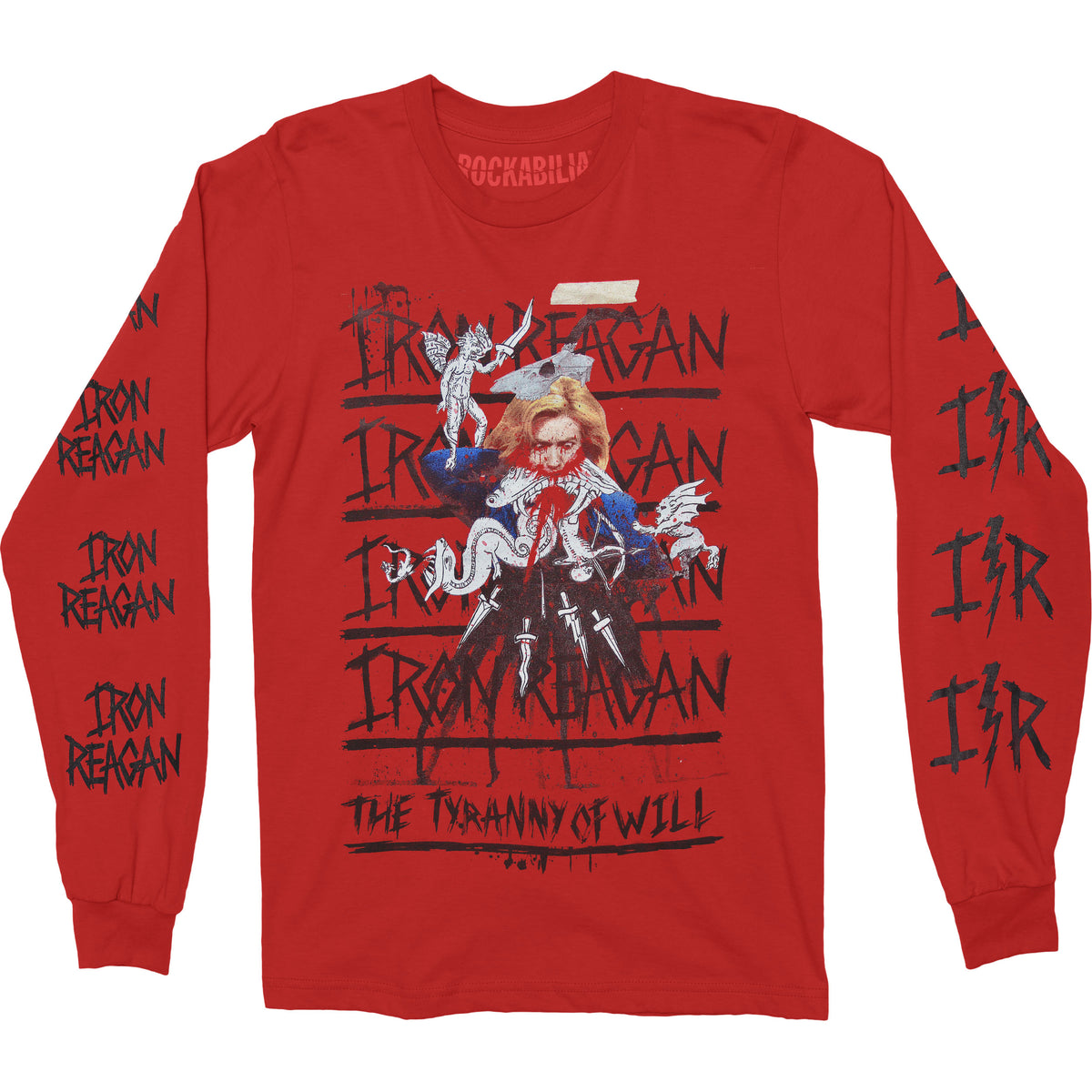 Iron Reagan Hillary Long Sleeve Front