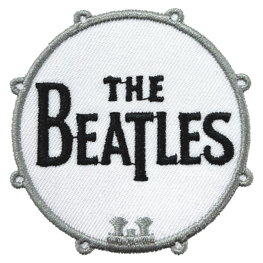 Beatles Drum Logo Embroidered Patch Front